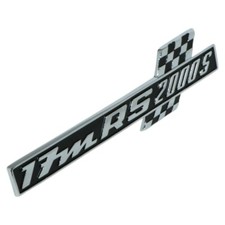 Schriftzug 17M RS 2000S Emblem Typenzeichen Typenschild  für Ford Taunus 17M