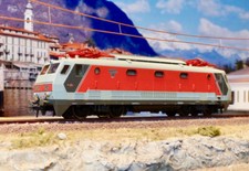 Roco 63891 H0 E444R 008 DSS locomotiva elettrica FS Italy Tartaruga rosso grigio rosso limite.