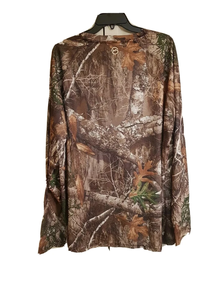 Magellan Outdoors Eagle Pass LS Realtree Edge Turkey Hunting Mesh Shirt Size 2XL - Image 2 of 2