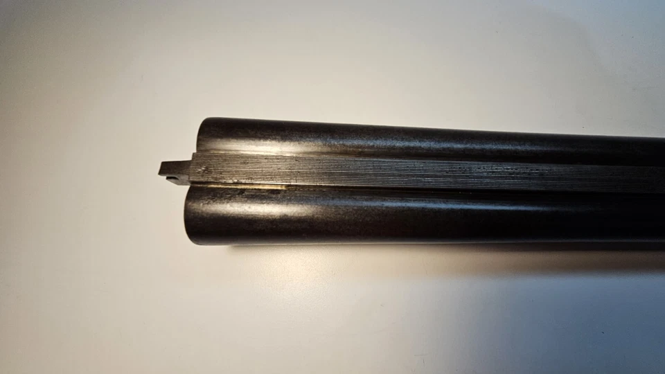 Escopeta de doble cañón Riverside calibre 12 SXS cañón de 30" sin extractor  Foto 3 de 4