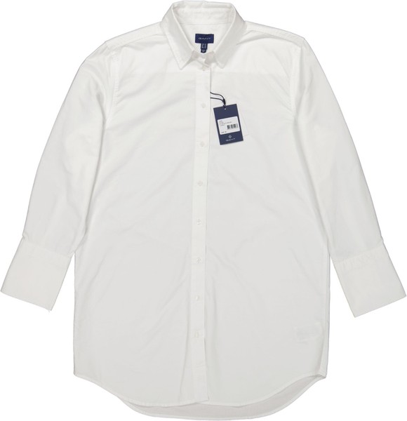 Neu ! Gant Damen Bluse, Weiß Gr. 44-image
