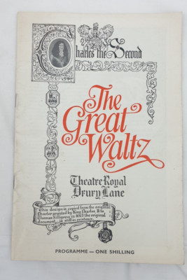 Theatre Royal Drury Lane Programm - Der große Walzer - David Watson - David Tate