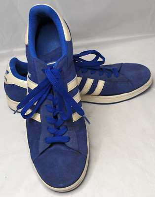2007 Adidas Campus Originals Blue Suede Shoes Mens Sz 13