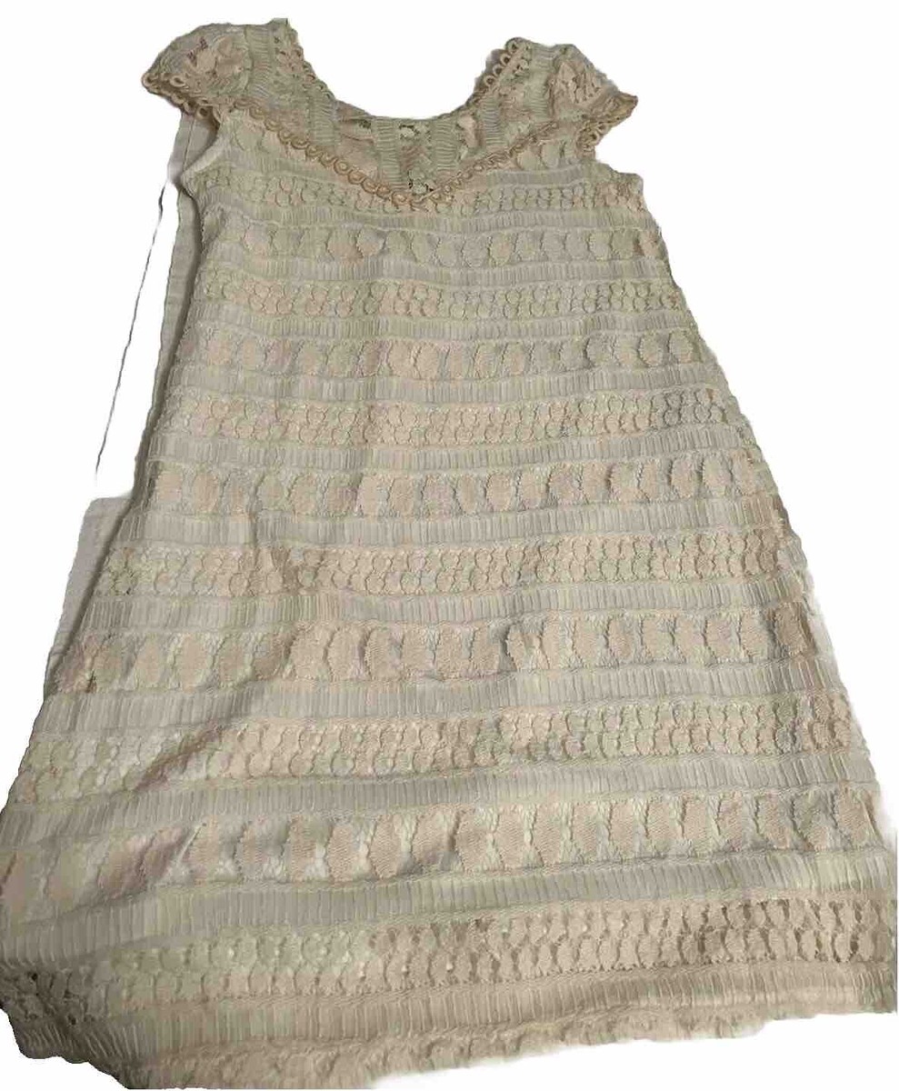 Charlotte Russe Dress Small cream lace short sleeve NWT | eBay