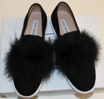 steve madden faux fur sneakers