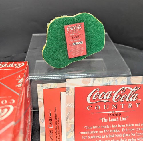 Lilliput Lane Coca-Cola Country The Lunch Line Trolley - L2069 COA 1996 w Box - Picture 5 of 9