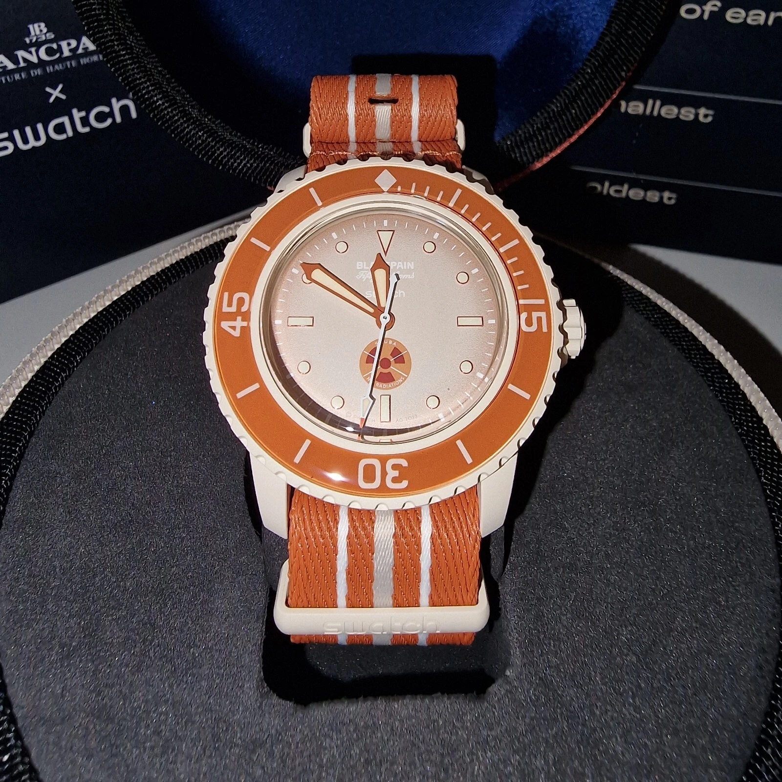 Blancpain — SWATCH X Blancpain - BRAND NEW - FIFTY FATHOMS - SO35N100 - ARTIC OCEAN