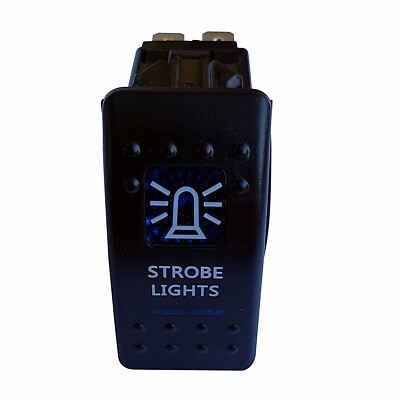Strobe Light Toggle Switch Auto Truck Vehicle Boat 12V 24V
