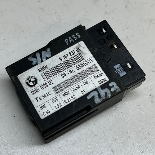 BMW 3ER E92 SICHERHEITSGURTSTEUERGERÄT STEUERGERÄT 9167237 #JB