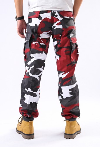BACKBONE Mens Military Army Tactical BDU Pants Casual Camouflage Cargo Pants - Picture 39 of 136