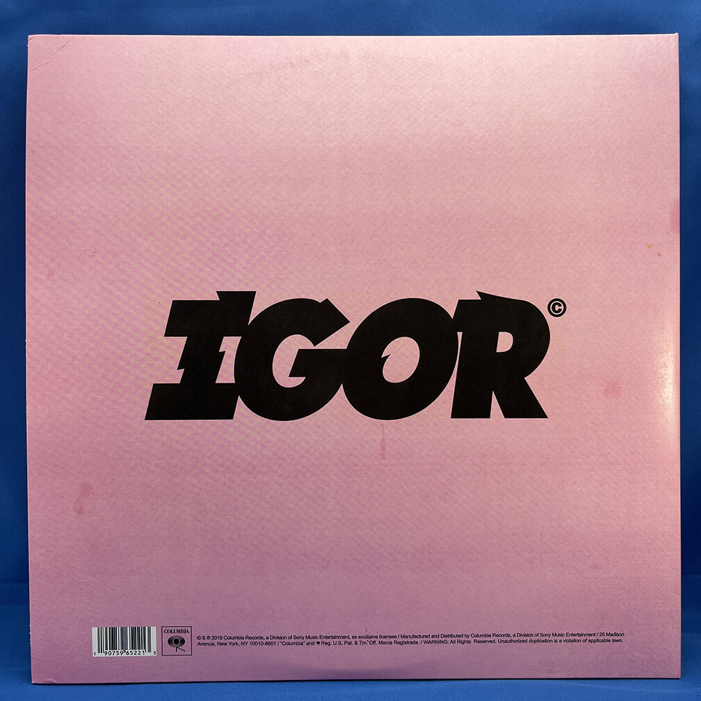 Tyler the Creator. IGOR. Vinyl (gatefold LP + insert). 2019