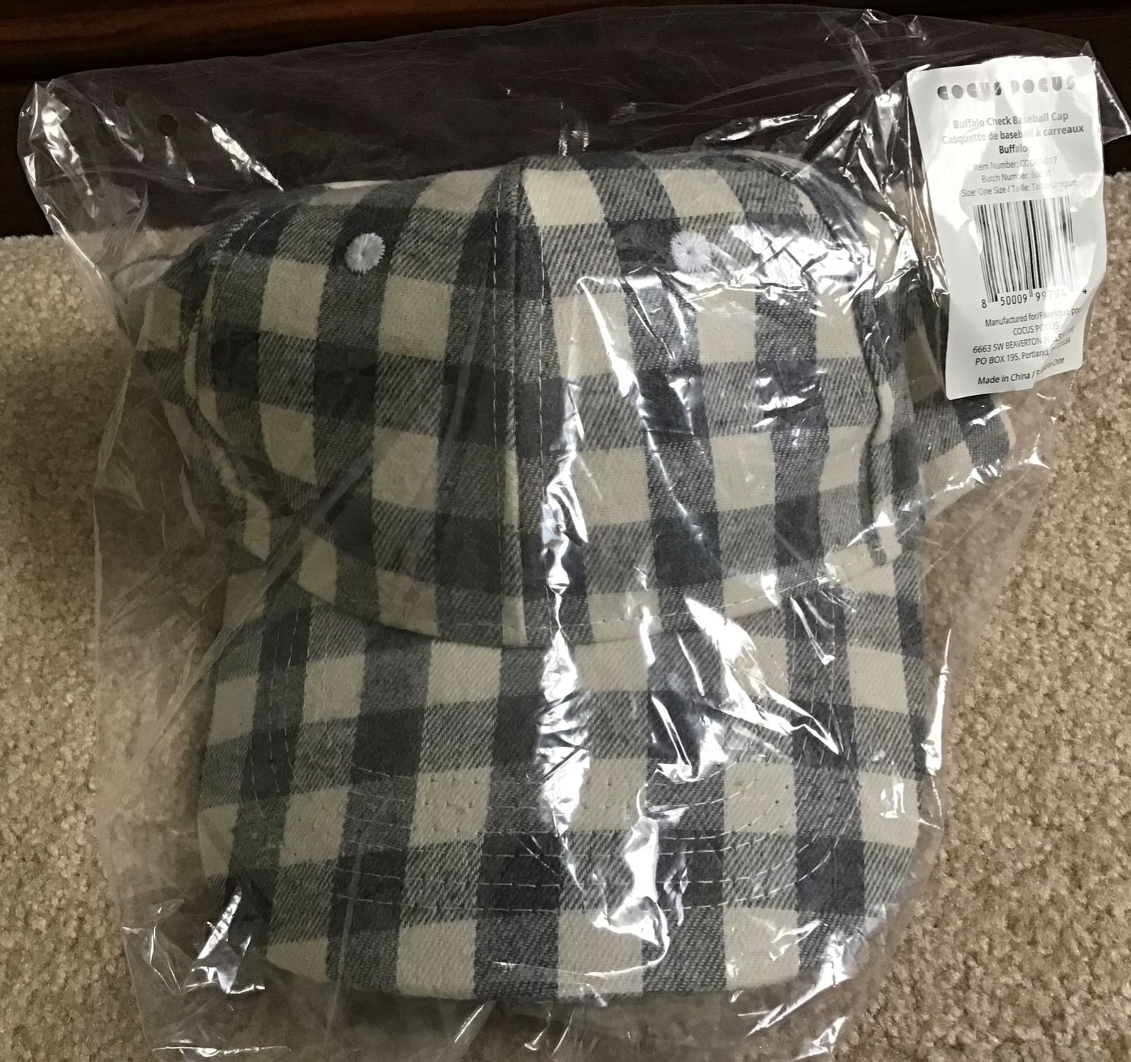 Buy Cocus Pocus Buffalo Check Baseball 