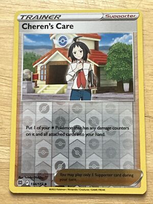 Cheren's Care - 134/172 - Reverse Holo - Brilliant Stars - NM/M ...