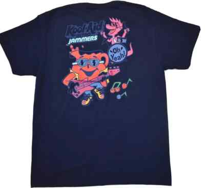 Kool-Aid Mens Kool Aid Retro Jammers Oh Yeah! Navy Blue Shirt New S, M