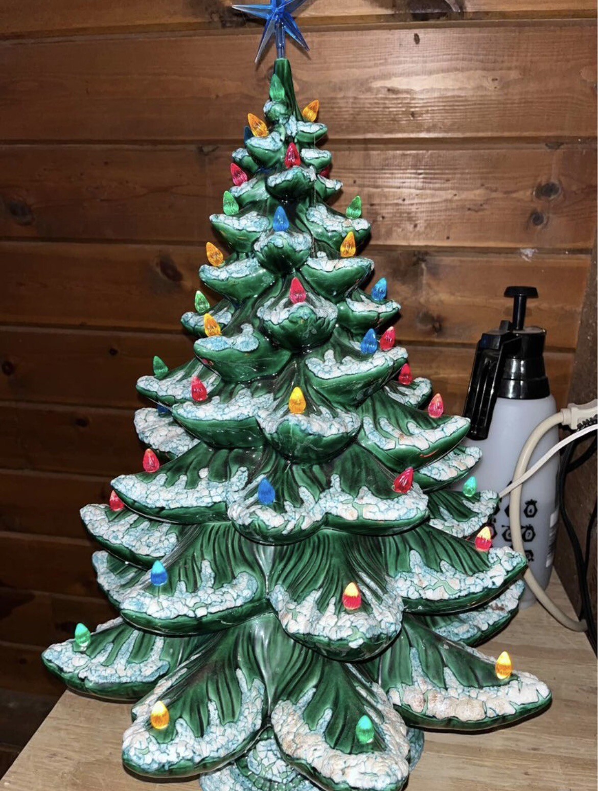 Vintage Atlantic Mold Ceramic Christmas Tree eBay