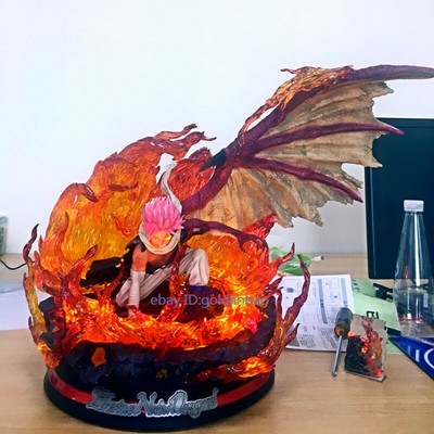 FAIRY TAIL Natsu Statue Fire Dragon Model 1/6 Scale Led Light Painted In Stock | eBay