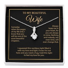 To My Wife Necklace, Vanlentines Gifts For Women, Anniversary Gift For Wife