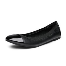Women Ballerina Ballet Flats Close Toe Lightweight Slip On Walking Flat Shoes