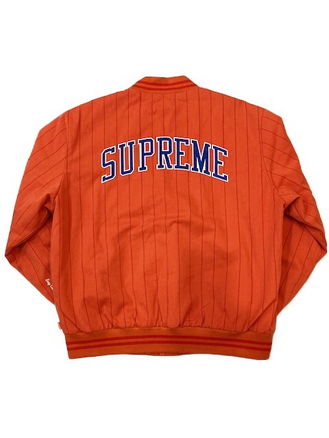 supreme Pinstripe Varsity Jacket サイズL Supreme Pinstripe Varsity Jacket (SS19) - $188