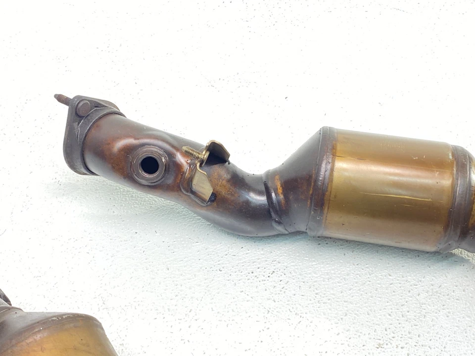 07-10 BMW 135 335 N54 Colector de escape del motor Tubo descendente Gatos Convertidor ¡Juego! OEM✅ Foto 4 de 4