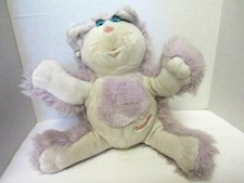 VINTAGE FISHER PRICE PURR-TENDERS 1987 KITTY CAT STUFFED ANIMAL PLUSH PINK WHITE