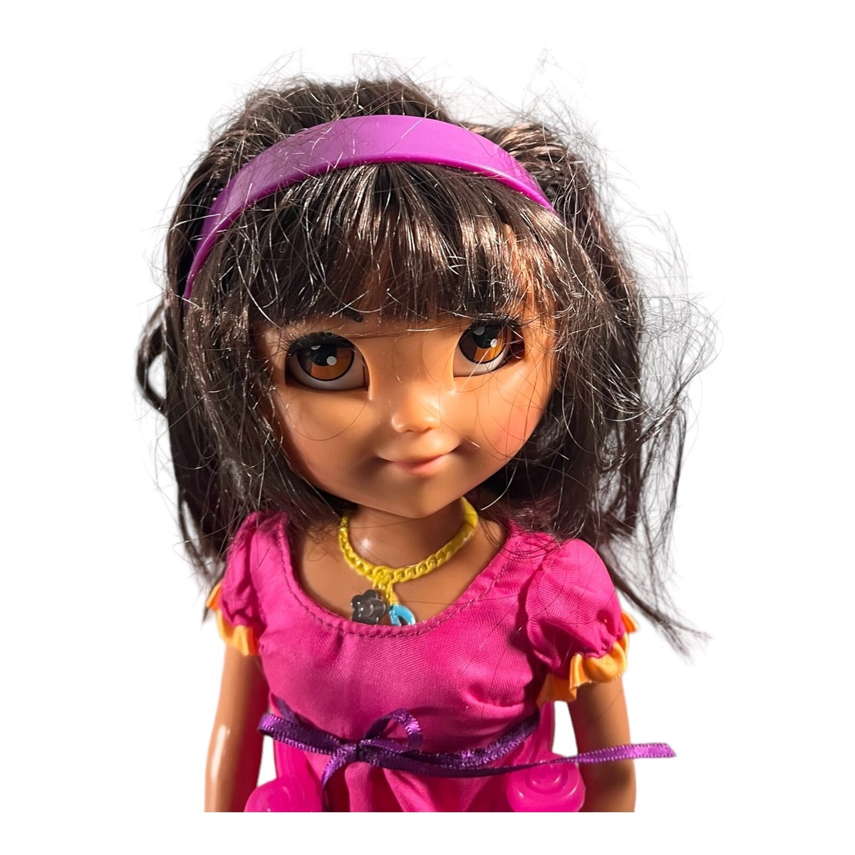 dora♡ Year 2005 Nick Jr DORA the Explorer 8 Inch Tall Plush Doll