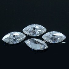 Natural Certified D Color VVS1 Excellent Cut 2x4 MM Marquise Diamond 4 Pcs Lot
