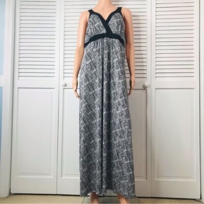 KAREN KANE Optic Bloom Banded Maxi Dress Size 1X NEW $128.00 | eBay