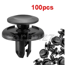 100pcs Fender Liner Clips Push Retainer For Honda Civic Accord Acura Integra