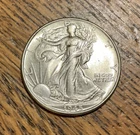 1945-P Liberty Walking Half, Unc - Free Shipping