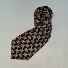 Rooster Mens Tie 64.5" Silk Handmade Geometric Print Necktie Office Made in USA