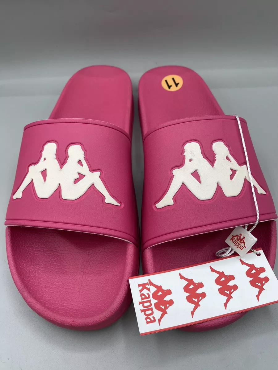 Kappa Authentic Adam 2 Fuchsia White Slides Sandals 303GAD0 Men s
