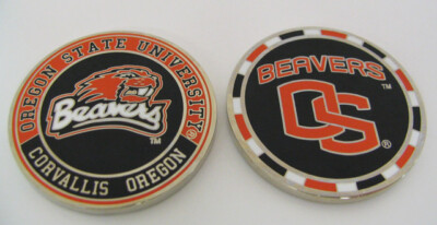 Oregon State Challenge Golf  Coin 1.5''  brass coin, + free key tag