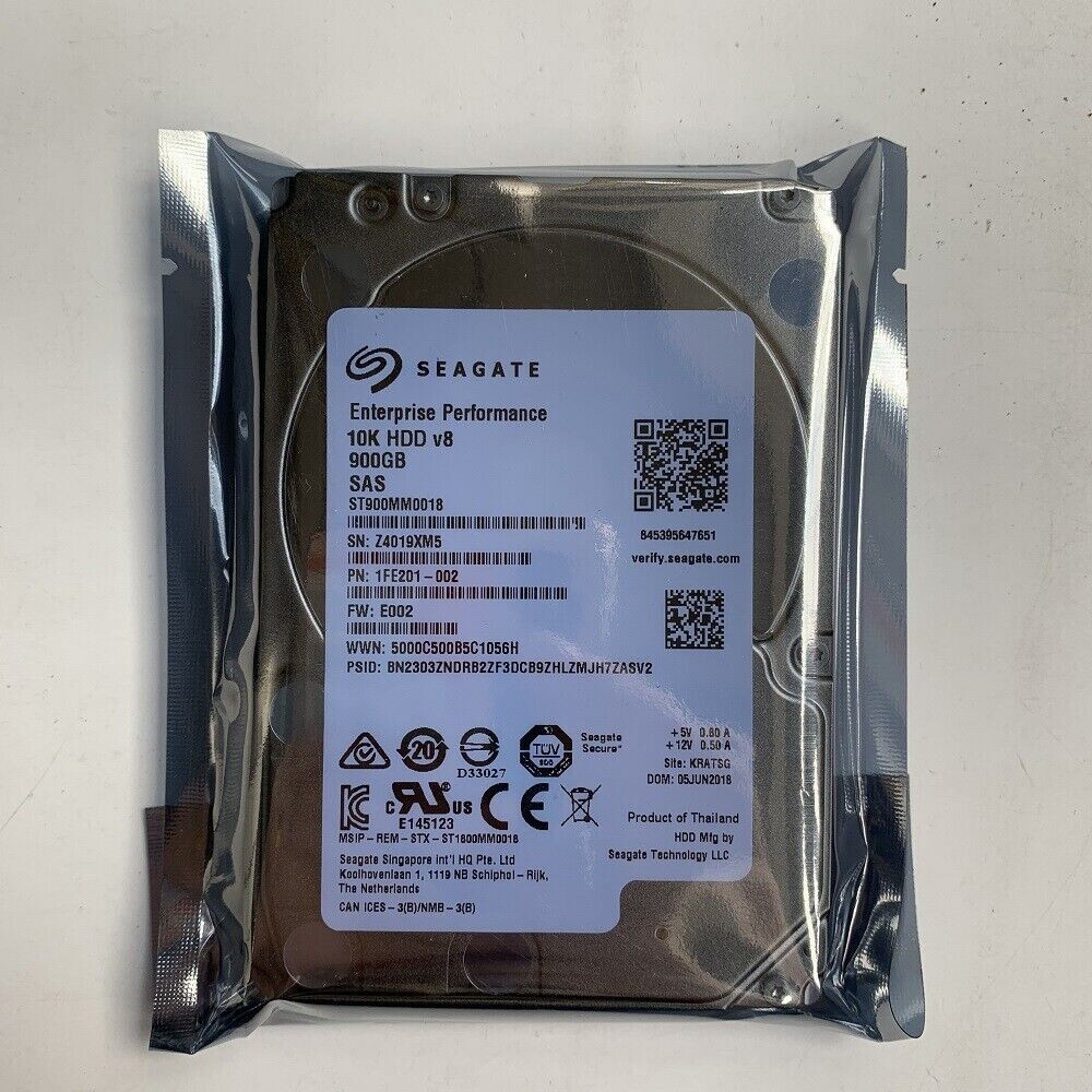 Seagate ST900MM0018 900GB 10K SAS 12GB/s 128MB THUNDERBOLT Seagate ST900MM0018 900GB 10K SAS 12GB/s 128MB THUNDERBOLT