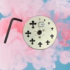 Disc Cutter Catholic Cross | Set of 10 punches | 6mm to 31mm | Jewelry Dies|