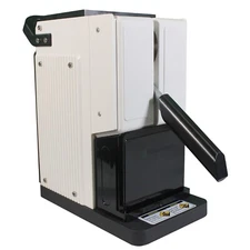 Portable Heat Press Machine, Dual Heat 2 x 3 Inch Plates, Multipurpose, White