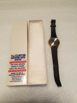 Bill Clinton Growing nose Watch BILL CLINTON GROWING NOSE WATCH FROM 1998-NEW | eBay main image 4