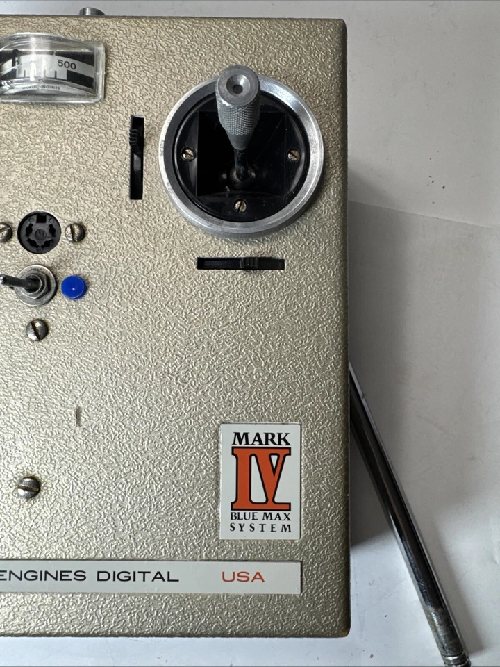 World Engines Blue Max Mark IV Transmitter R/c Model Airplane As Is Untested - Image 4 of 4