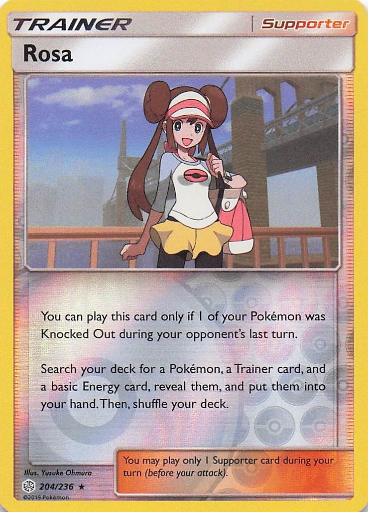 Rosa Holo Rare Reverse Holo SM - Cosmic Eclipse 204/236 NM