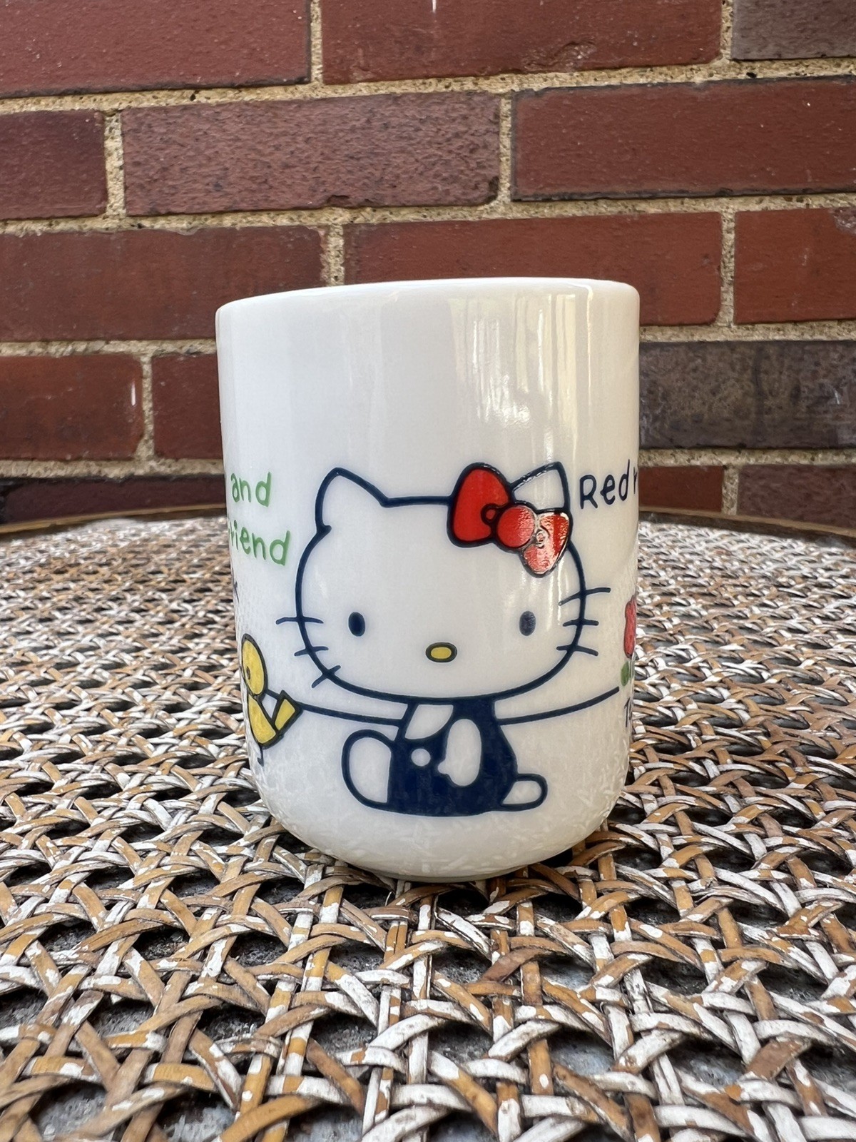 Vintage Hello Kitty Tea Cup 1976 by Sanrio Made In Japan
