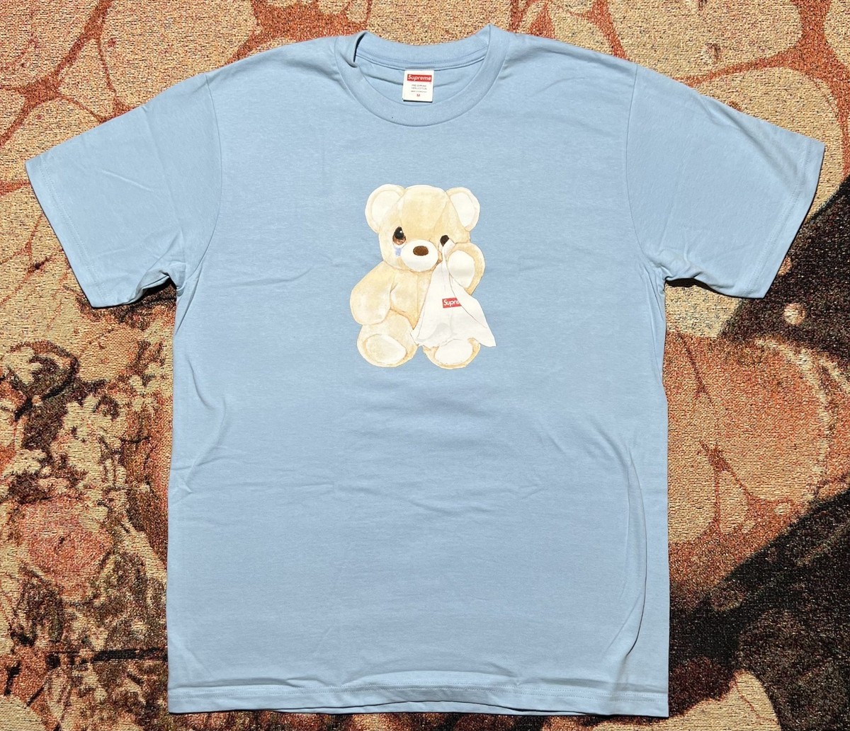 Supreme Bear Tee SS25 Powder Blue Size Medium Brand New | eBay