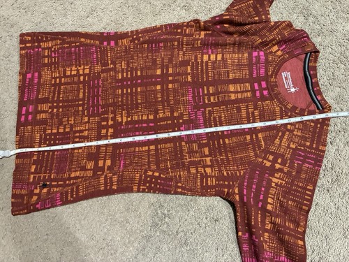 Smartwool Women's M Classic Thermal Merino Wool Base Layer Crew Pecan Brown Digi - Picture 9 of 13