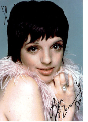 LIZA MINELLI Autogramm original signiert Groß-Foto 30 x 20,5 ''Cabaret''