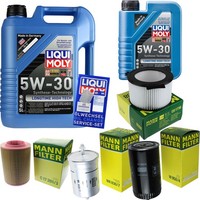 Mann Inspektionspaket 6L Liqui Moly Longtime 5W-30 FüR VW Transporter IV Bus 2.5