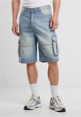 Relaxed Denim Cargo Shorts kurze Jeanshose Herren | Urban Classics | TB7367