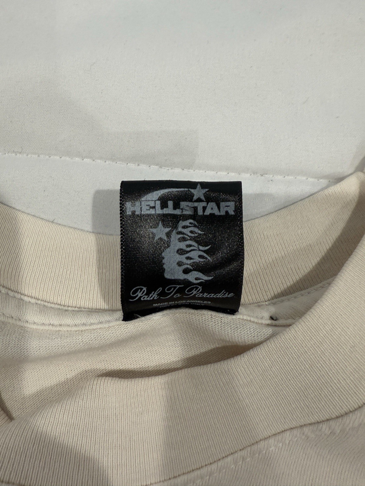 NEW Hellstar Human Development Tee Cream Size Lar… - image 6