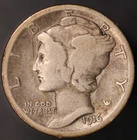 1916 S MERCURY DIME | FRESH FROM ORIGINAL COLLECTION | LOT CC-640