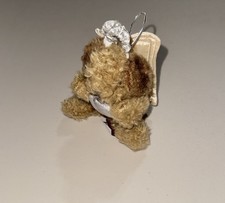 90/99 Boyds Bearwear Christmas Hat w Angel Wings Plush Jointed Bear 6" Ornament