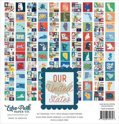 Echo Park Collection Kit 12X12-Our United States