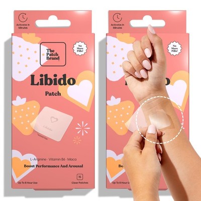 The Patch Brand Libido Patch L-Arginine Vitamin B6 Maca 15 Count (Pack of 4)